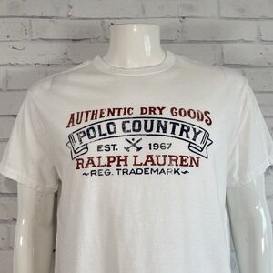 Ralph Lauren Polo Shirt Men's Large Polo Country Classic Short Sleeve T-Shirt